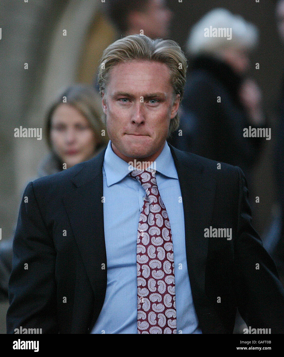 Boyfriend marcus sweeney at the funeral of model katy french hires