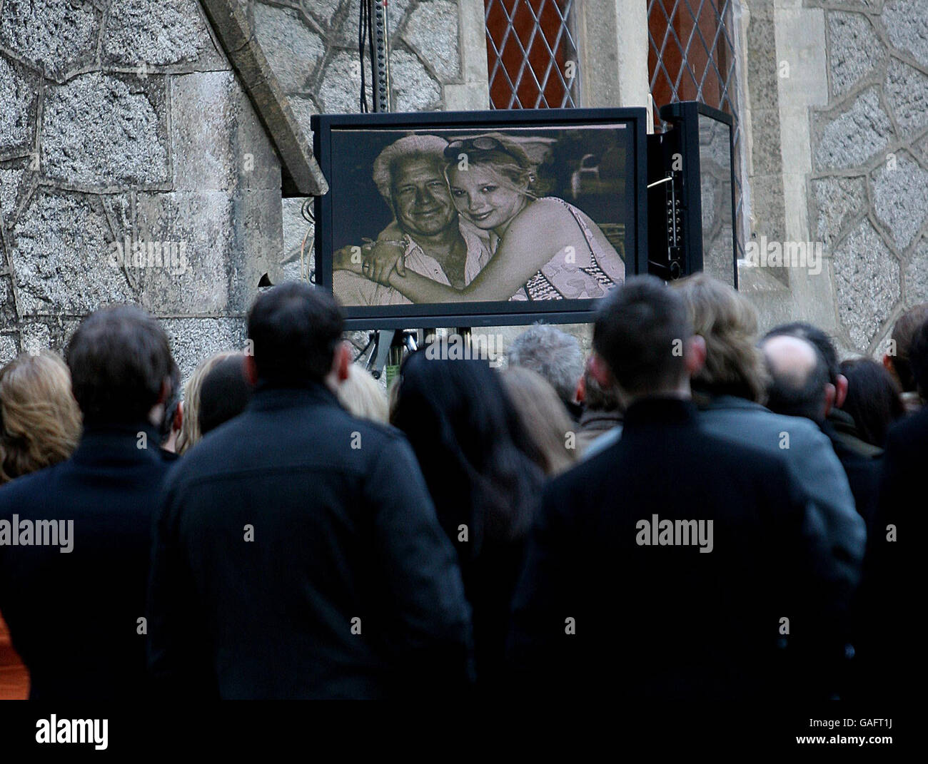 Katy French funeral Stock Photo Alamy