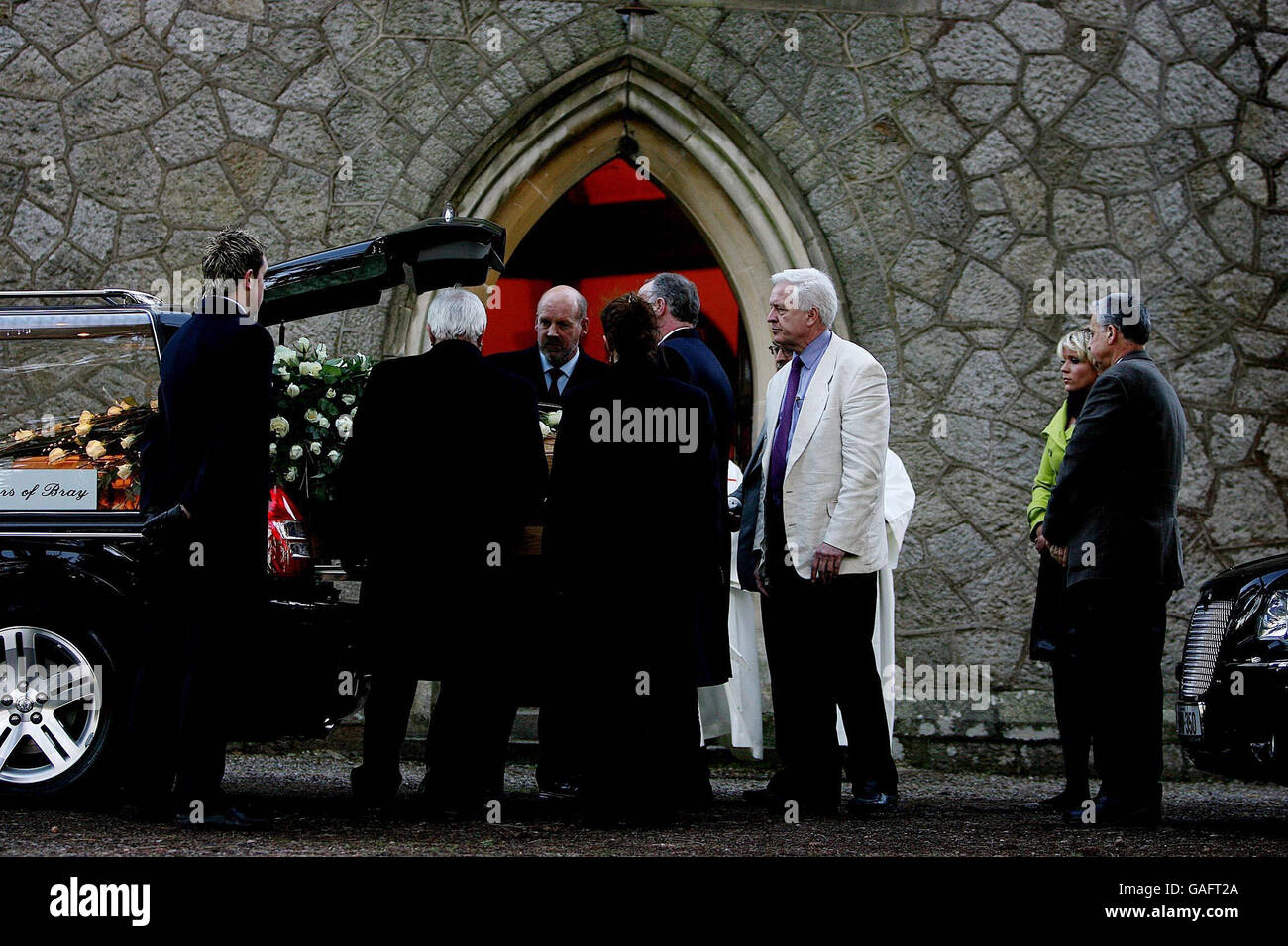 Katy French funeral Stock Photo Alamy