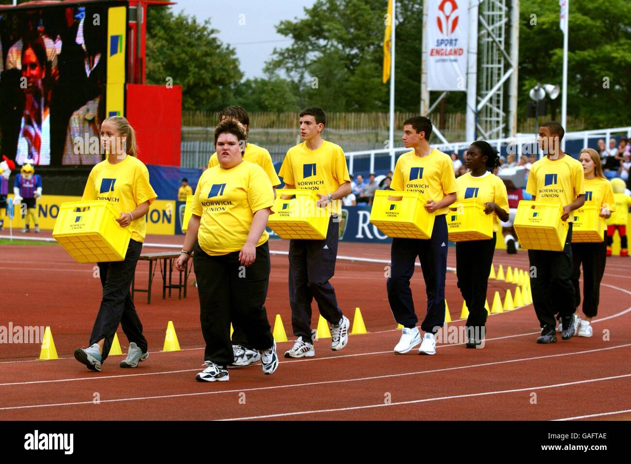 Athletics Norwich Union British Grand Prix Stock Photo Alamy