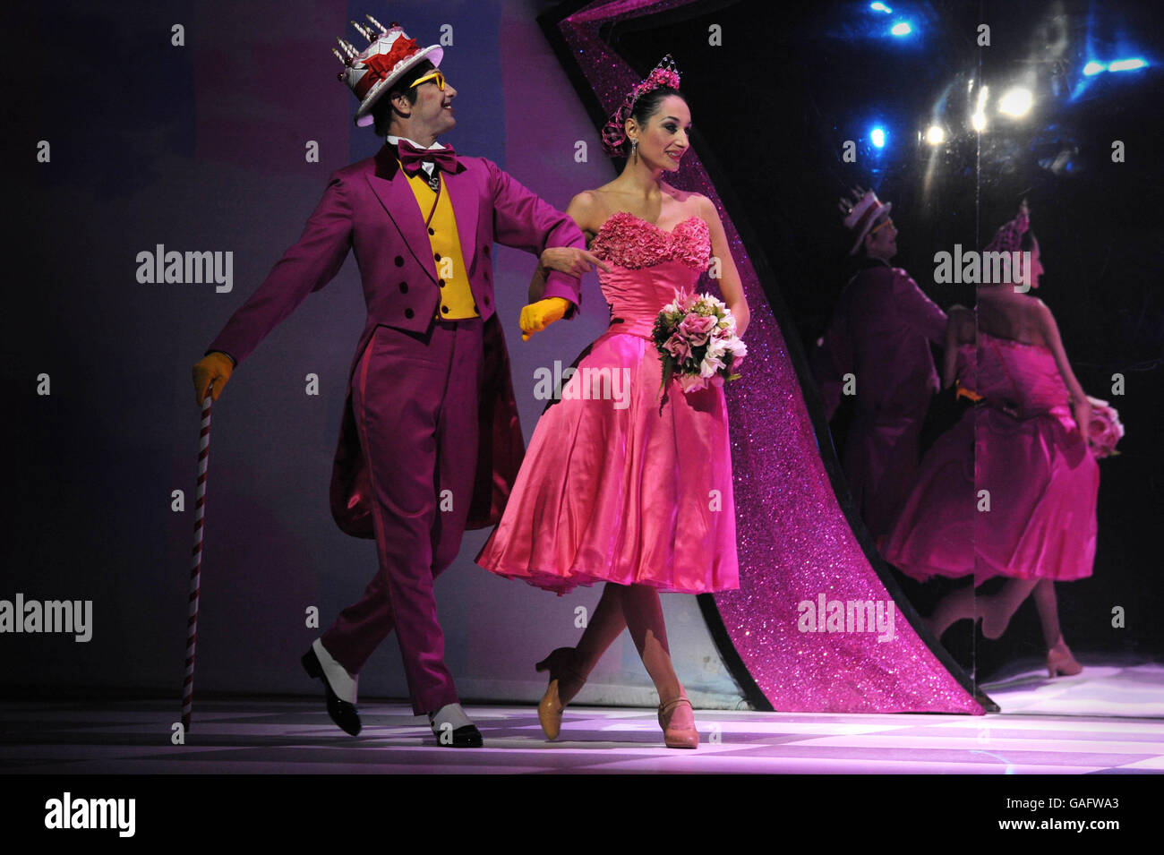 Dancers perform Matthew Bourne's Nutcracker an Ambassador Theatre