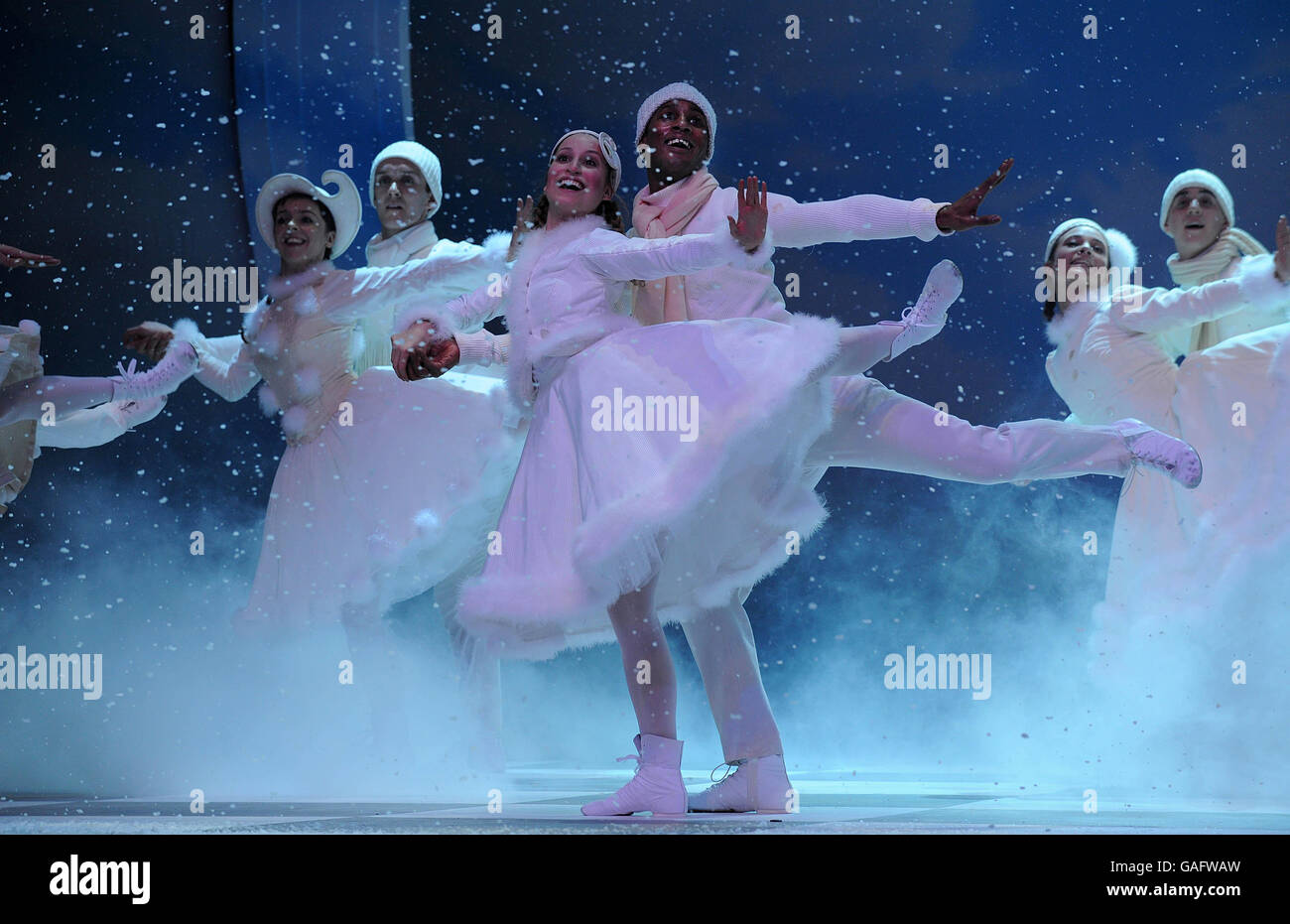 Dancers perform Matthew Bourne's Nutcracker an Ambassador Theatre