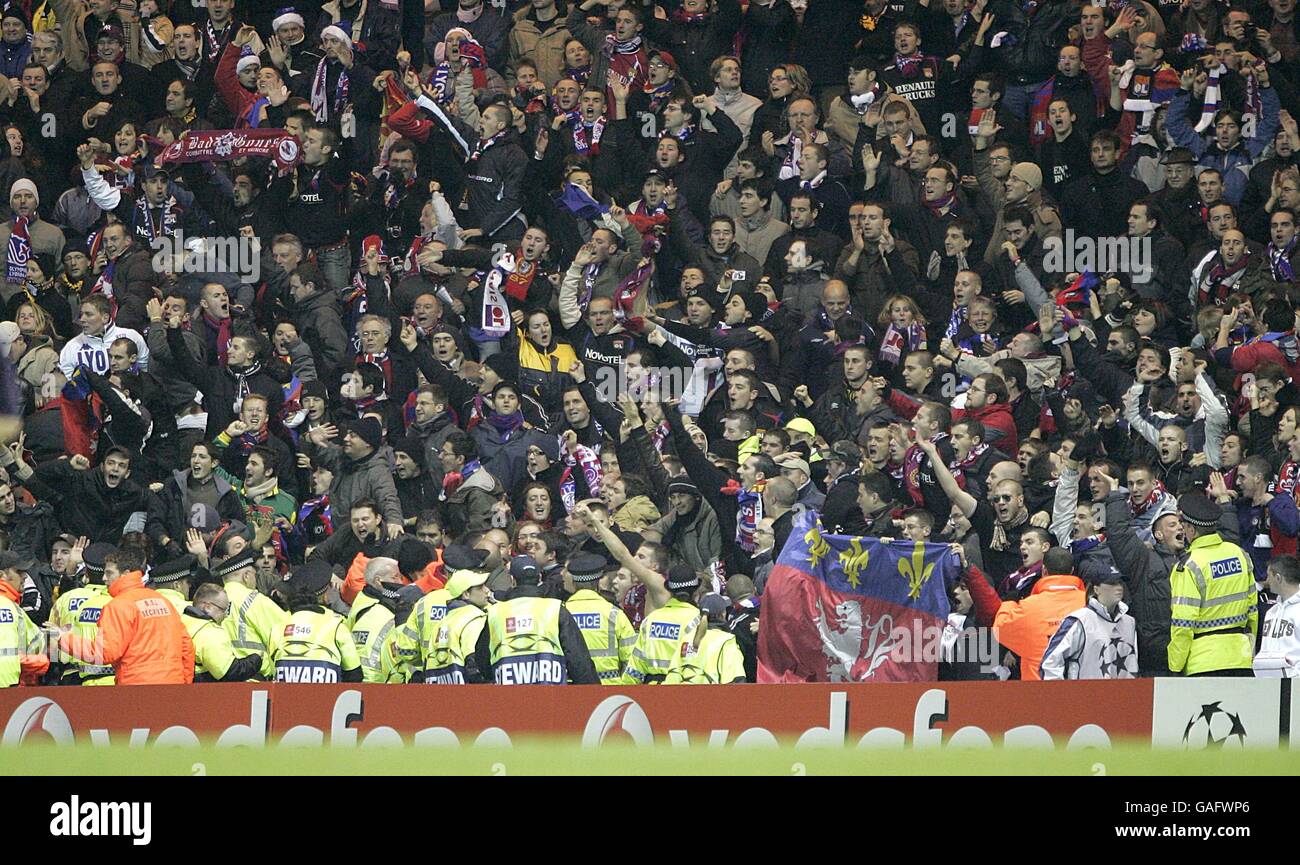 Soccer uefa champions league group rangers olympique lyonnais ibrox