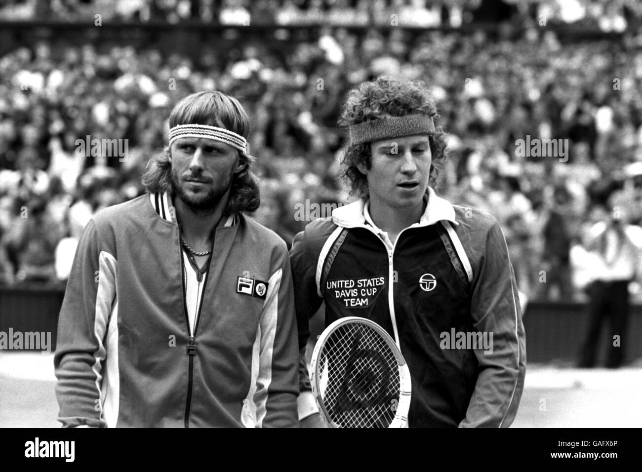 Mcenroe borg wimbledon hi-res stock photography and images - Alamy