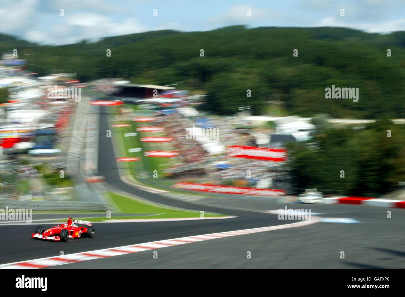 Formula One Motor Racing Belgian Grand Prix Qualifying Stock Photo