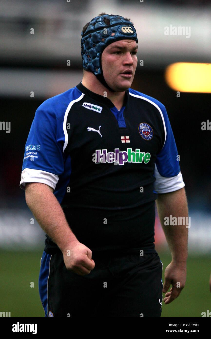 Rugby Union - European Challenge Cup - Pool 1 - Bath Rugby v Albi - Recreation Ground. Matt Stevens, Bath Rugby Stock Photo