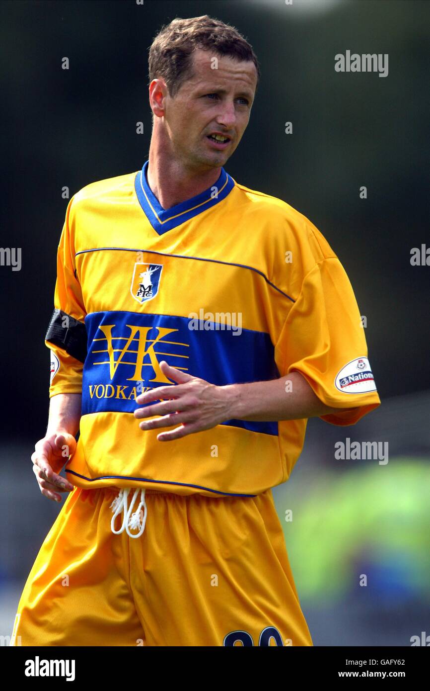 Soccer - Nationwide League Division Two - Mansfield Town v Chesterfield. Scott Sellars, Mansfield Town Stock Photo