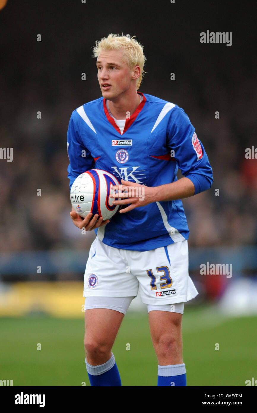 Soccer - Coca-Cola Football League Two - Chesterfield v Mansfield Town - Saltergate Stock Photo