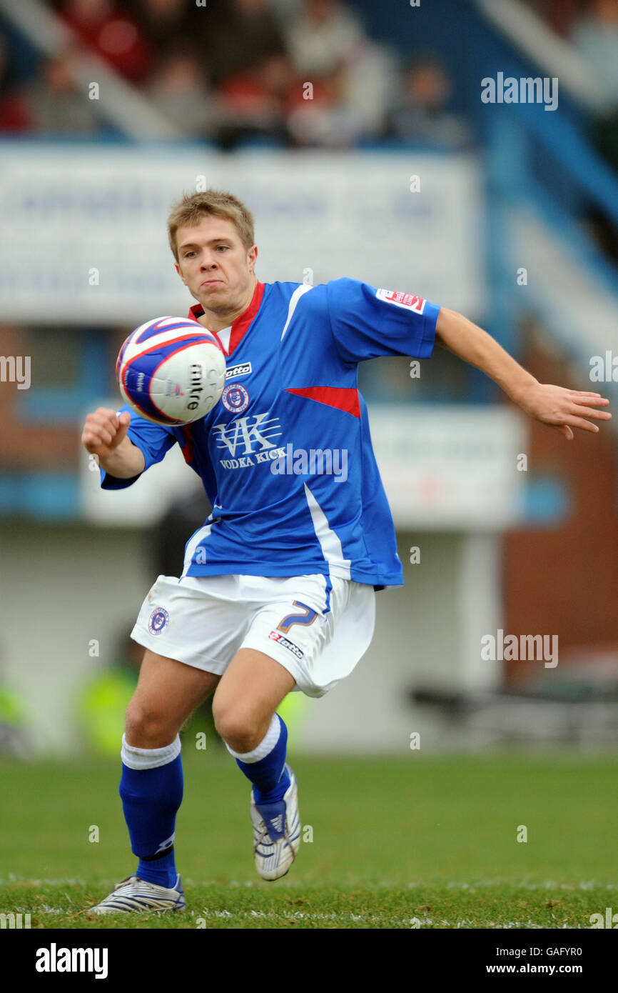 Soccer - Coca-Cola Football League Two - Chesterfield v Mansfield Town - Saltergate Stock Photo