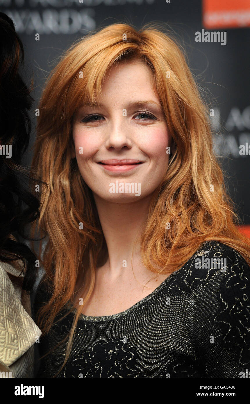BAFTA nominations announcement - London. Kelly Reilly announces the BAFTA nominations at the Princess Anne Theatre in central London. Stock Photo