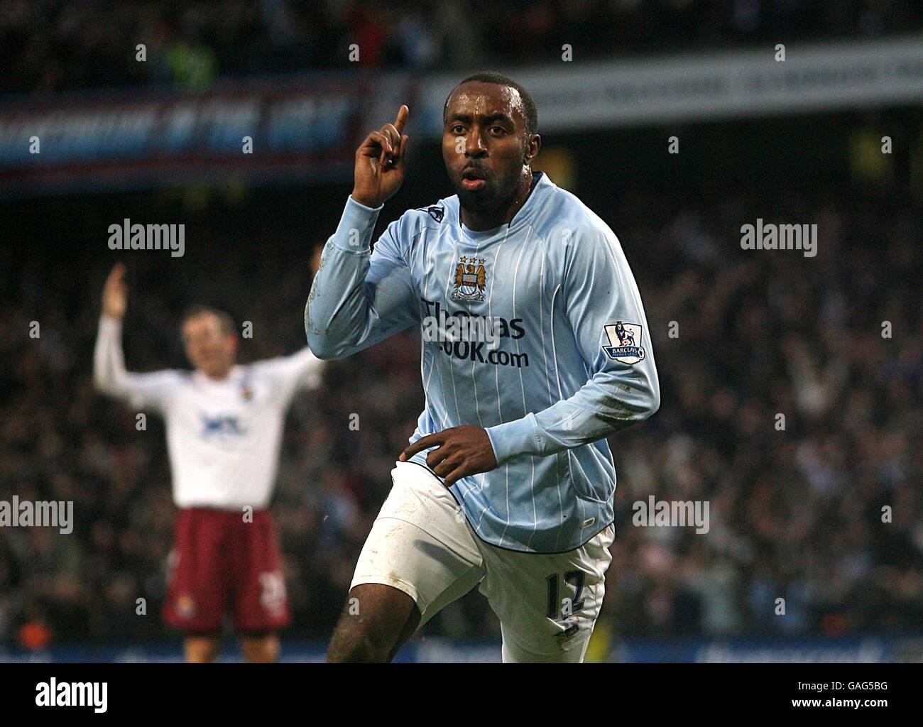 Soccer - Barclays Premier League - Manchester City v West Ham United - City of Manchester Stadium Stock Photo