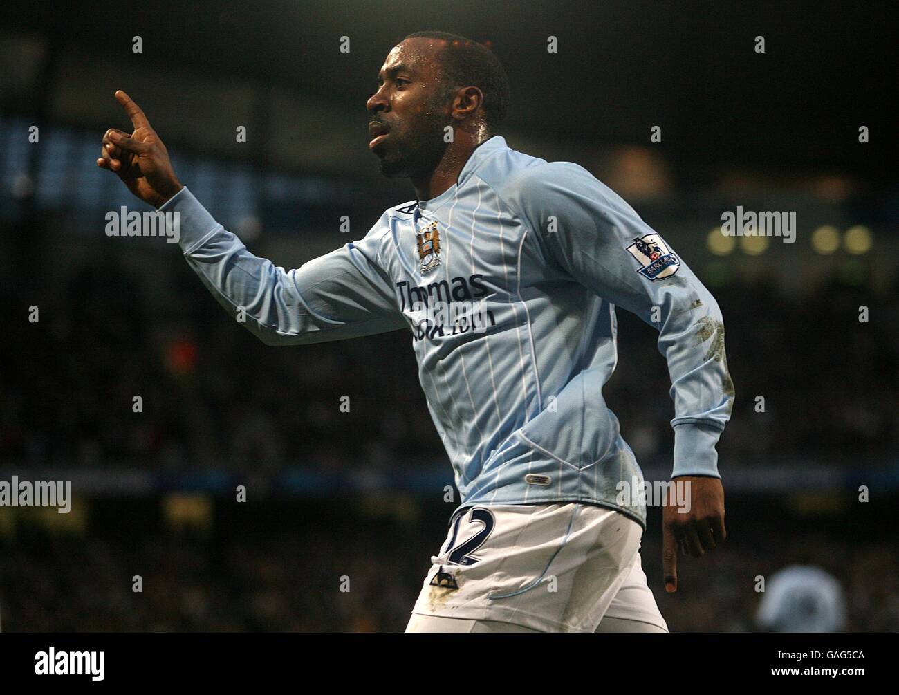 Soccer - Barclays Premier League - Manchester City v West Ham United - City of Manchester Stadium Stock Photo