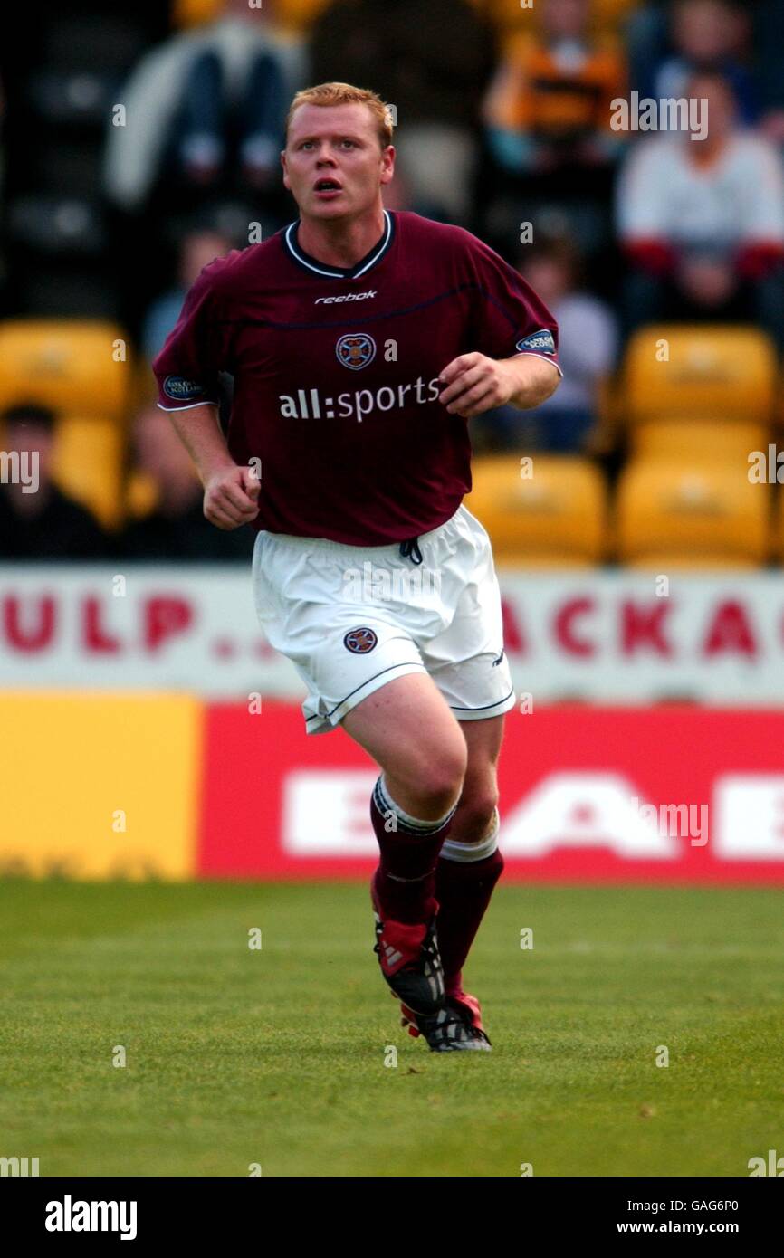 Soccer - Bank Of Scotland Premier Division - Livingston v Heart Of Midlothian. Phil Stamp, Heart Of Midlothian Stock Photo