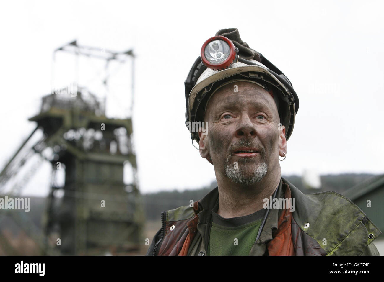 Workers' mine to close for the last time Stock Photo Alamy