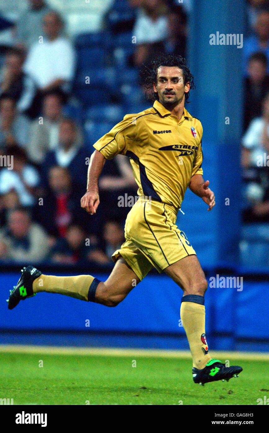 Soccer - UEFA Intertoto Cup - Final - Second Leg - Fulham v Bologna. Michele Paramatti, Bologna Stock Photo