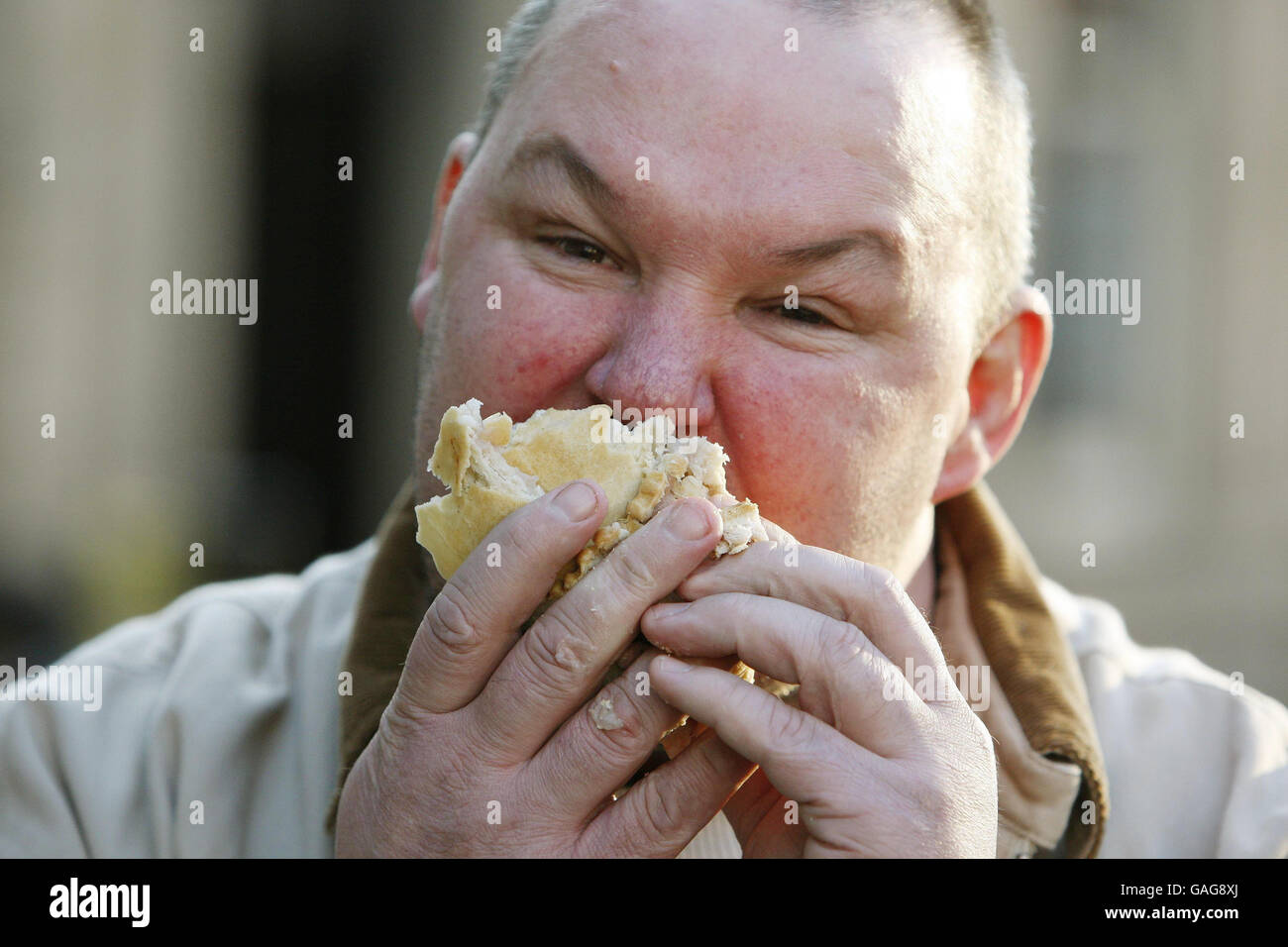 World Pie Eating Contest Stock Photo Alamy