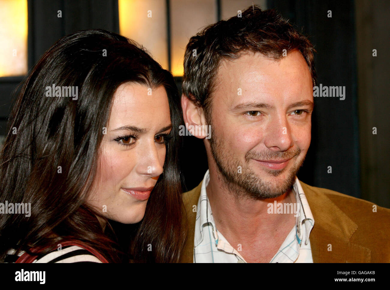 John Simm and his wife Kate Magowan arrive for the Gala Screening of the Doctor Who Christmas espisode ('Voyage of the Damned', TX: BBC One, Christmas Day, Tuesday December 25, 2007 @ 1850) at The Science Museum in west London. Stock Photo
