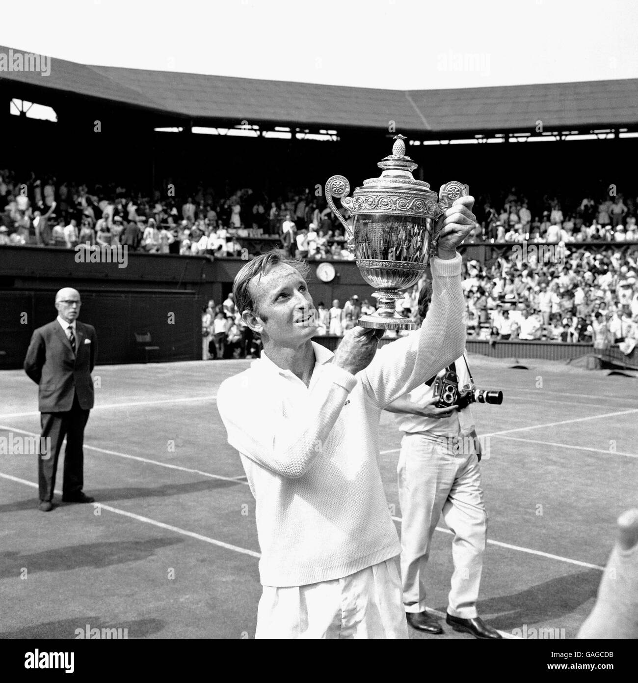Tennis - Wimbledon Championships - Men's Singles - Final - Rod Laver v ...