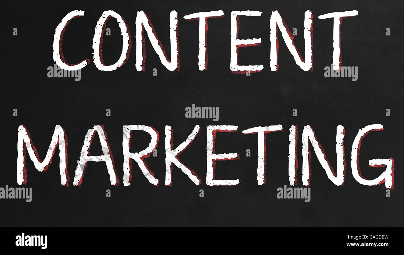 content Marketing - Business Marketing concept Stock Photo