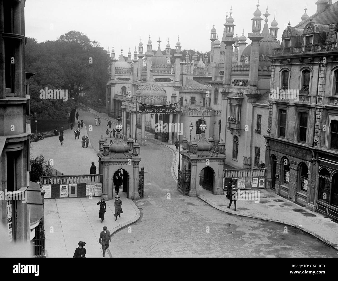 The Royal Pavilion, a former royal residence in Brighton. It was built
