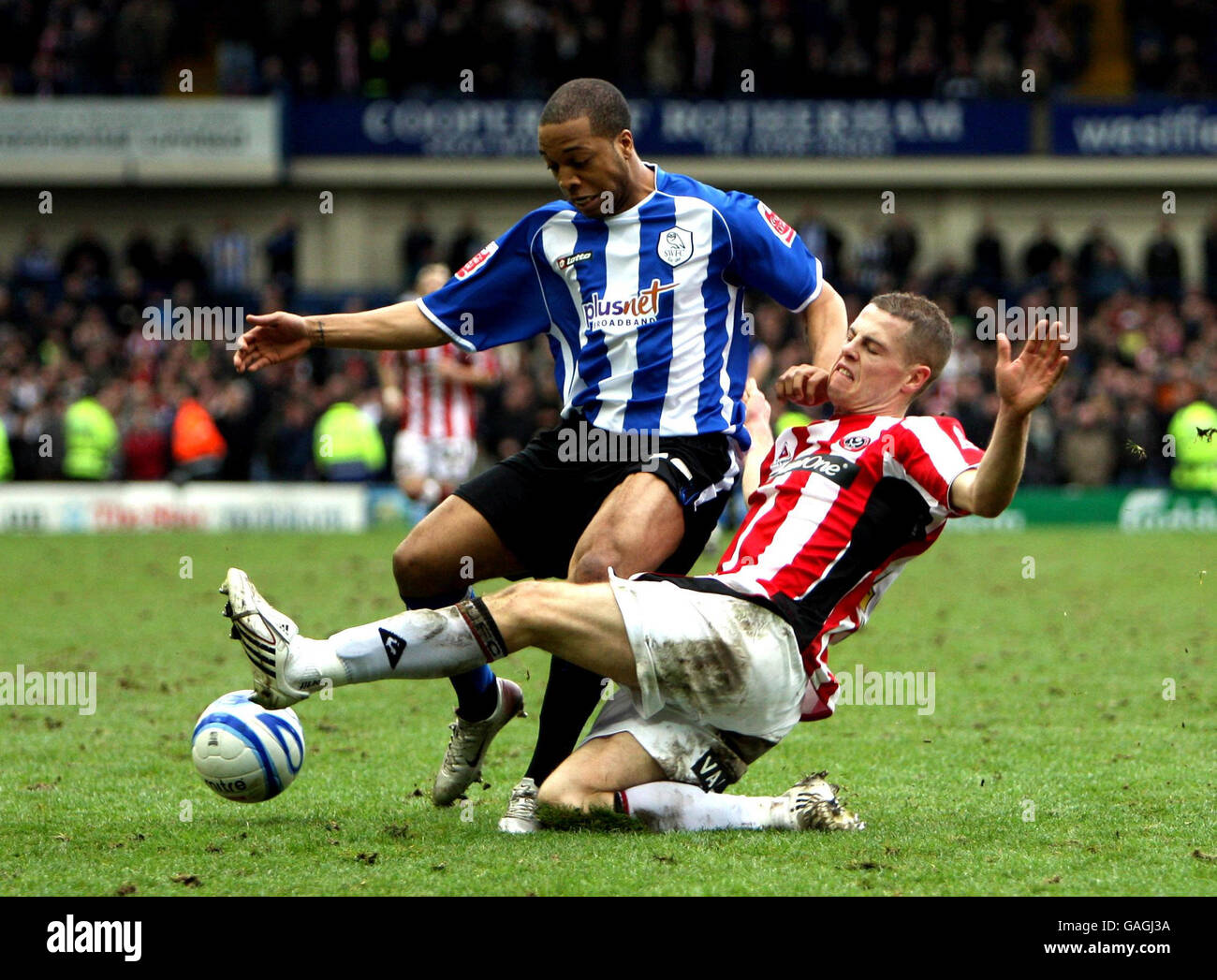 Soccer - Coca-Cola Football Championship - Sheffield Wednesday v Sheffield United - Hillsborough Stock Photo