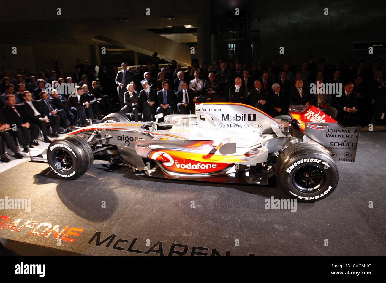 Vodafone mclaren mercedes f1 display hi-res stock photography and 