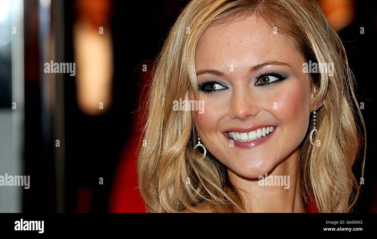 Jayne Wisener arrives for the premiere of Sweeney Todd The Demon