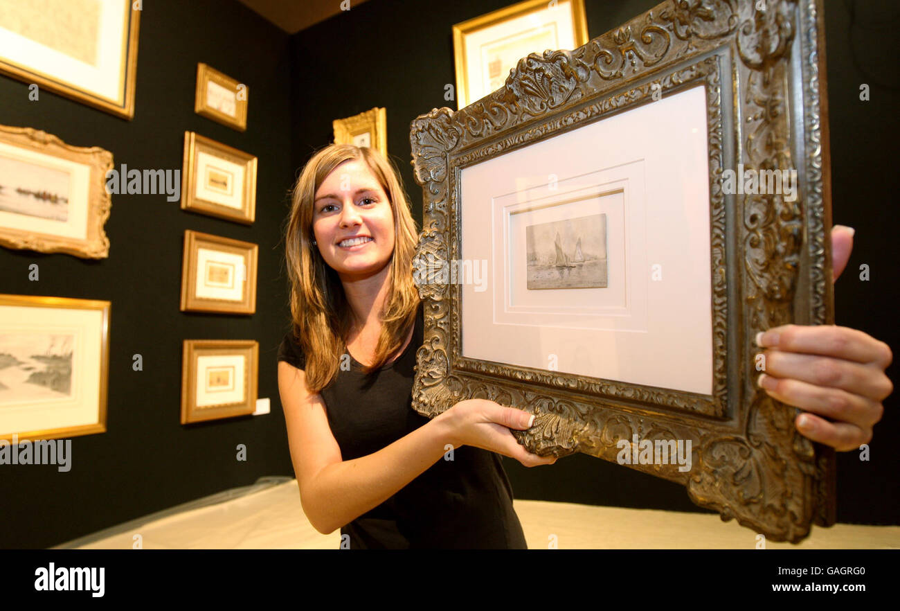 Fine art representative Lauren Moore shows the earliest known work by