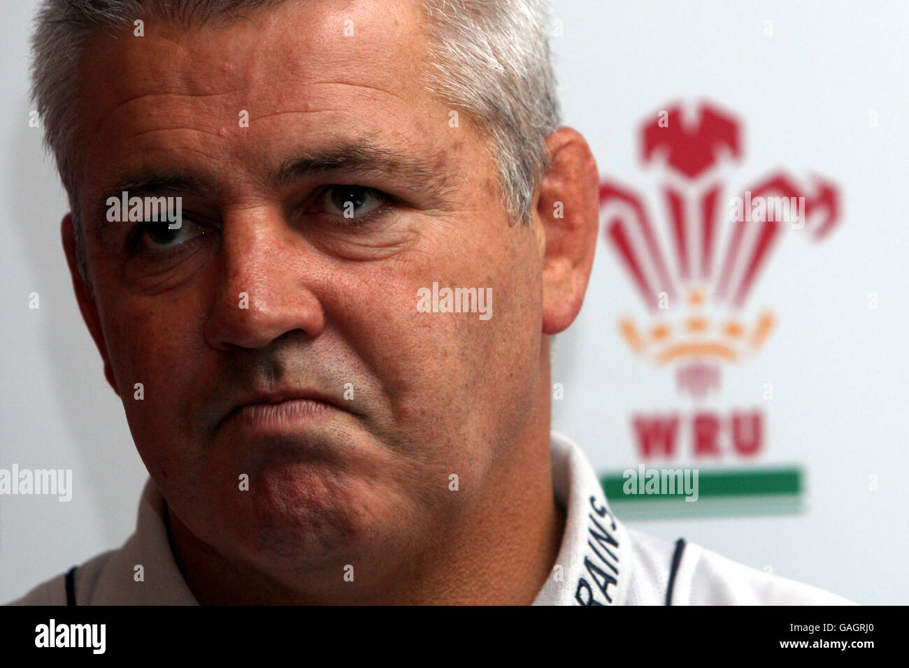 Rugby Union - Wales RBS 6 Nations Squad Announcement - Vale of Glamorgan Hotel. Warren Gatland, Wales coach Stock Photo