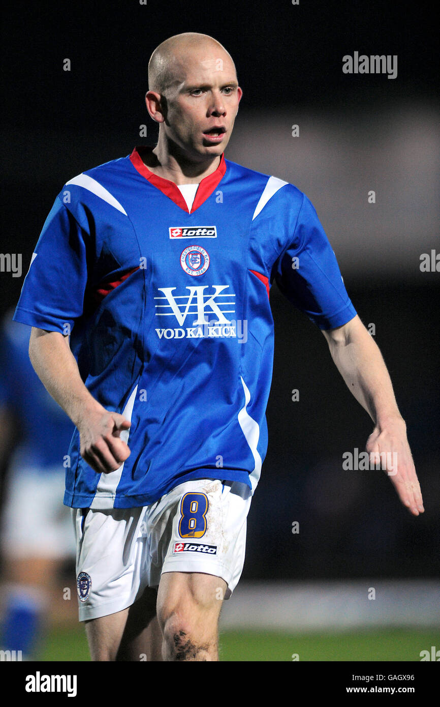Soccer - Coca-Cola Football League Two - Chesterfield v Rochdale - Recreation Ground Stock Photo