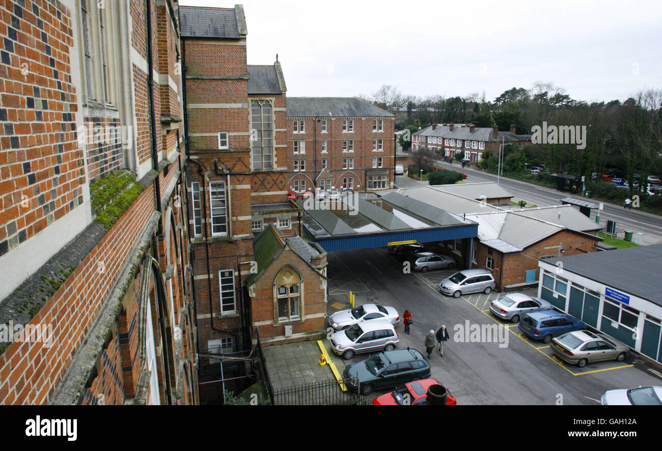 General view of The Royal Hampshire County Hospital in Winchester