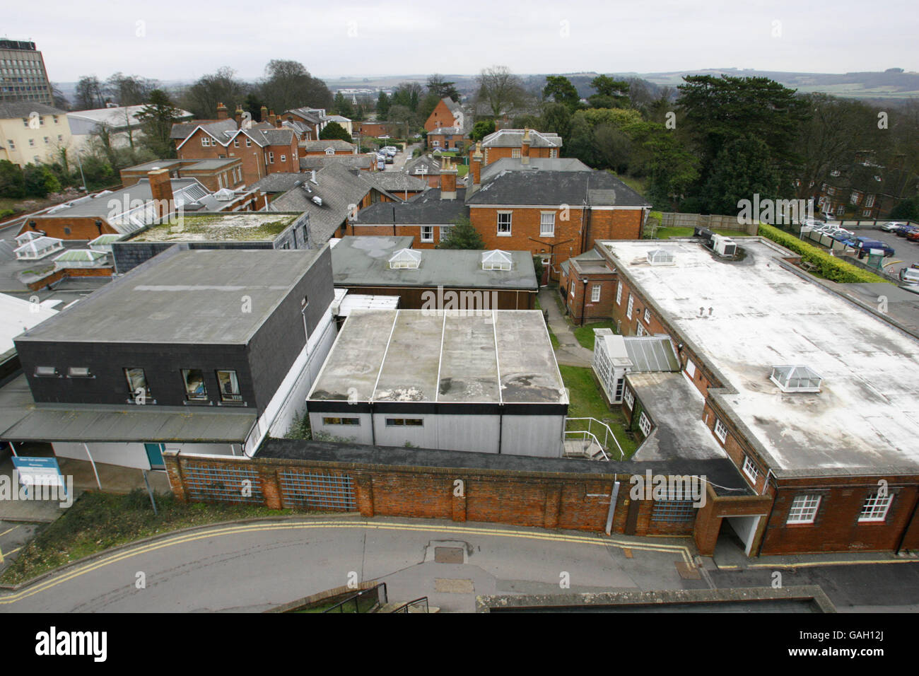 General view royal hampshire county hospital in winchester hires stock