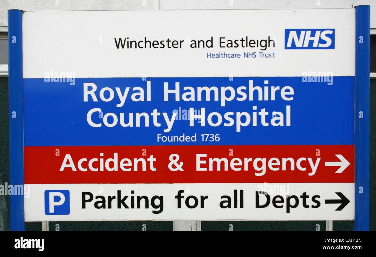 General view of The Royal Hampshire County Hospital in Winchester