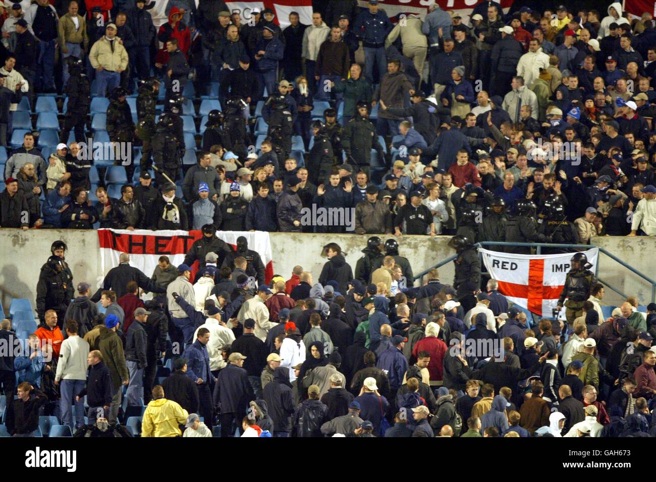 Euro 2004 england fans hi-res stock photography and images - Page