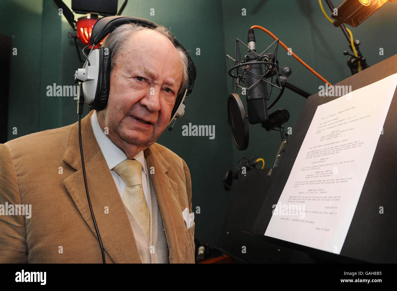 Peter sallis on the occasion of his 87th birthday hires stock