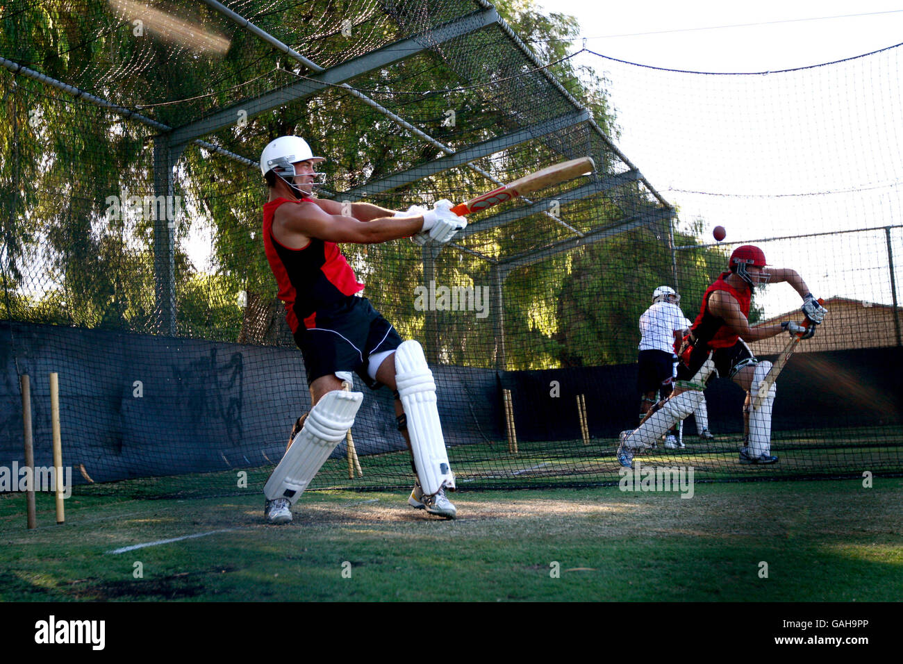 Cricket Surrey Players at Perth Cricket Club Stock Photo Alamy