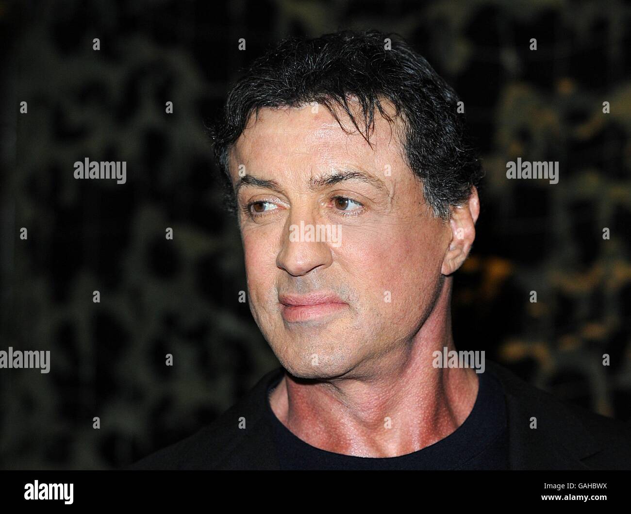 Sylvester Stallone arrives for the UK Premiere of Rambo at the Vue West  End, London Stock Photo - Alamy
