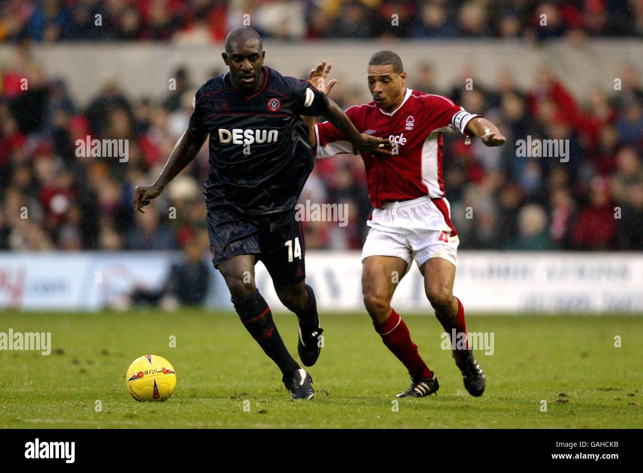 Soccer - Nationwide League Division One - Nottingham Forest v Sheffield United Stock Photo