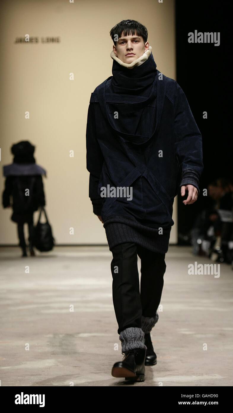 A model wears a creation by MAN, during London Fashion Week at the Topshop  Venue, P3 University of Westminster, 35 Marylebone Road, NW1 5LS Stock  Photo - Alamy