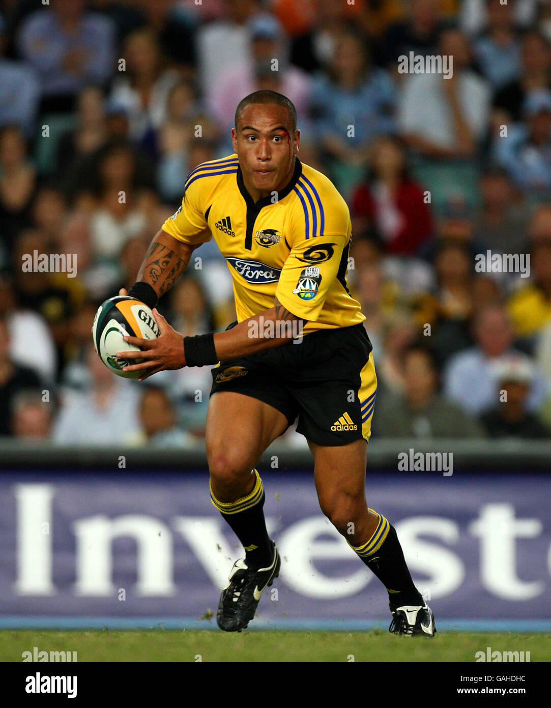 Hurricanes Hosea Gear during opening match of the Super 14's season for