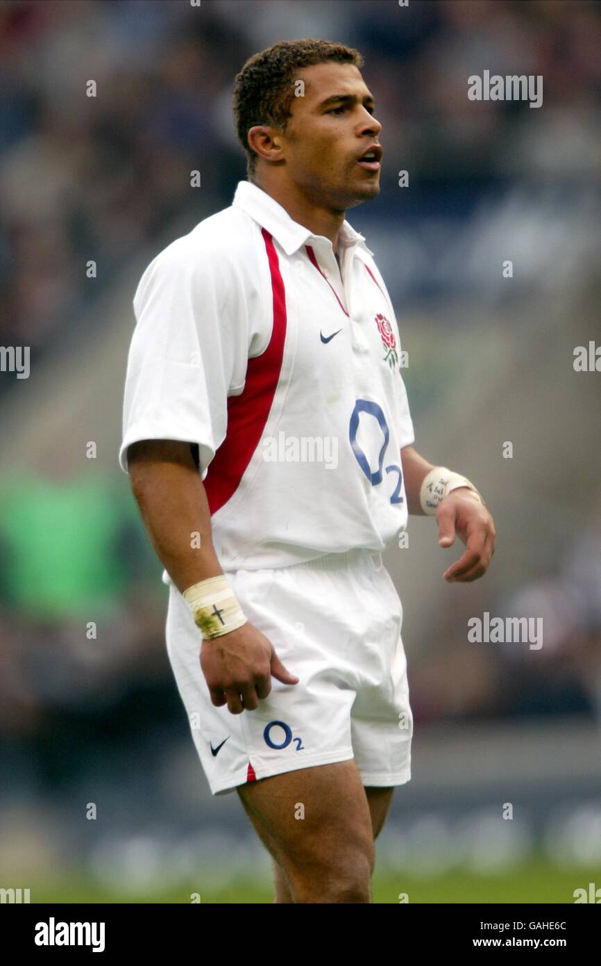Exclusive Memorabilia Ballon de Rugby Anglais signé par Jason Robinson