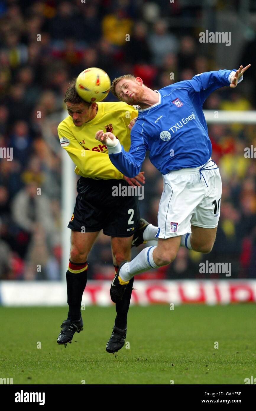 Soccer - Nationwide League Division One - Watford v Ipswich Town Stock Photo