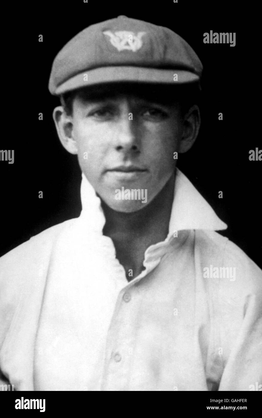 Cricket. Archie Jackson, Australia Stock Photo
