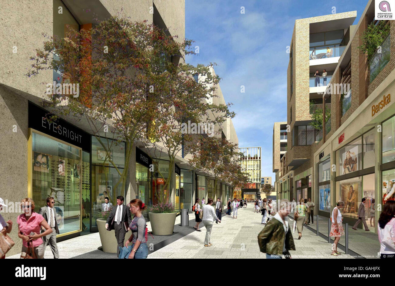 New town centre to create 2,000 jobs Stock Photo