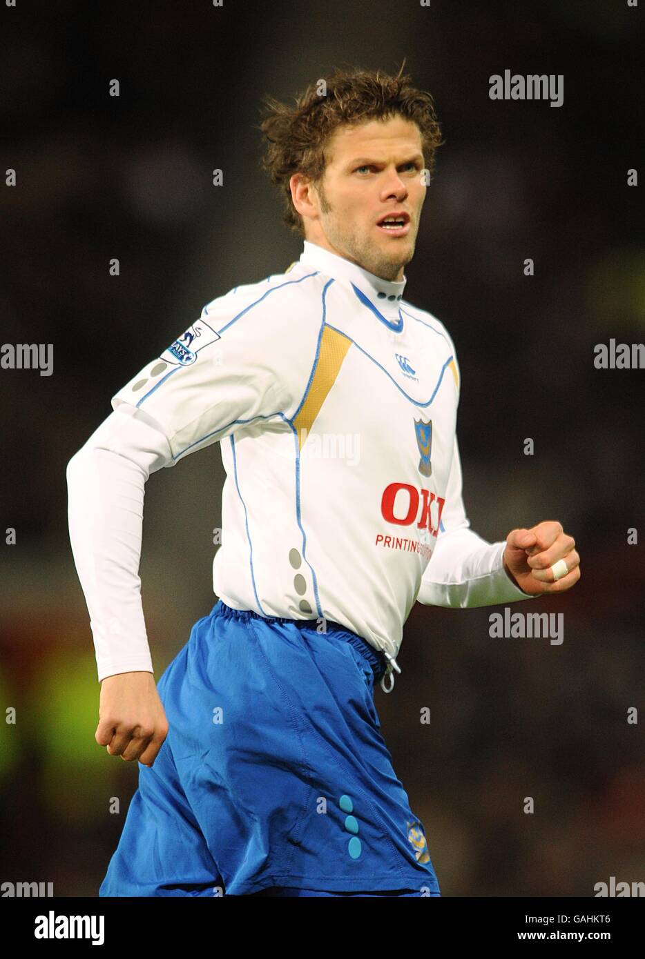 Soccer - Barclays Premier League - Manchester United v Portsmouth - Old Trafford Stock Photo