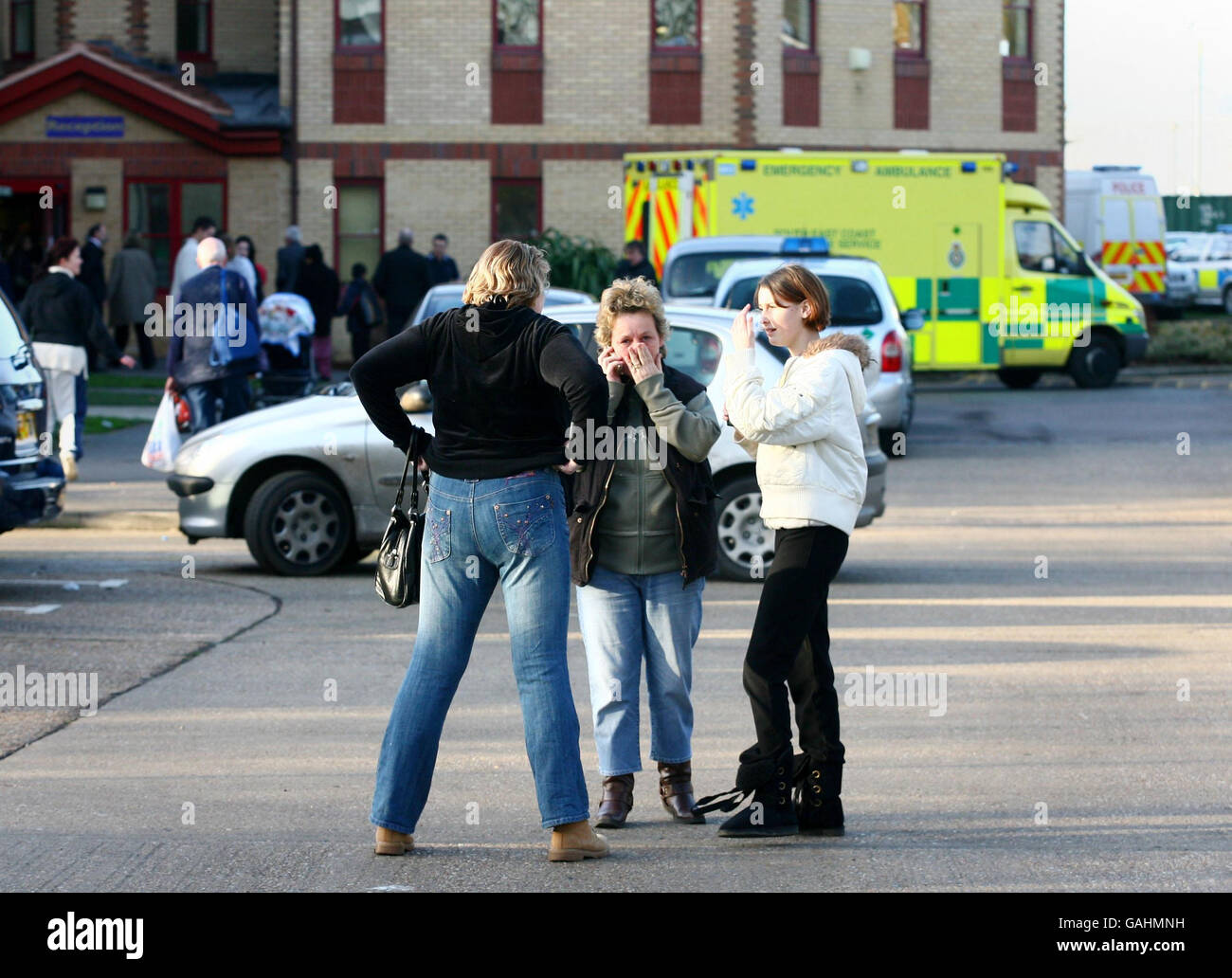 Parents arrive to pick up their children from Christchurch School in ...