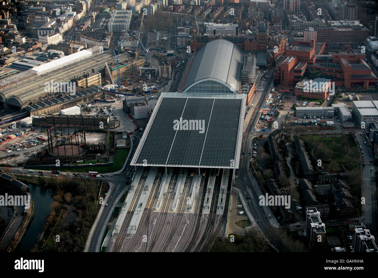 st pancras international station map
