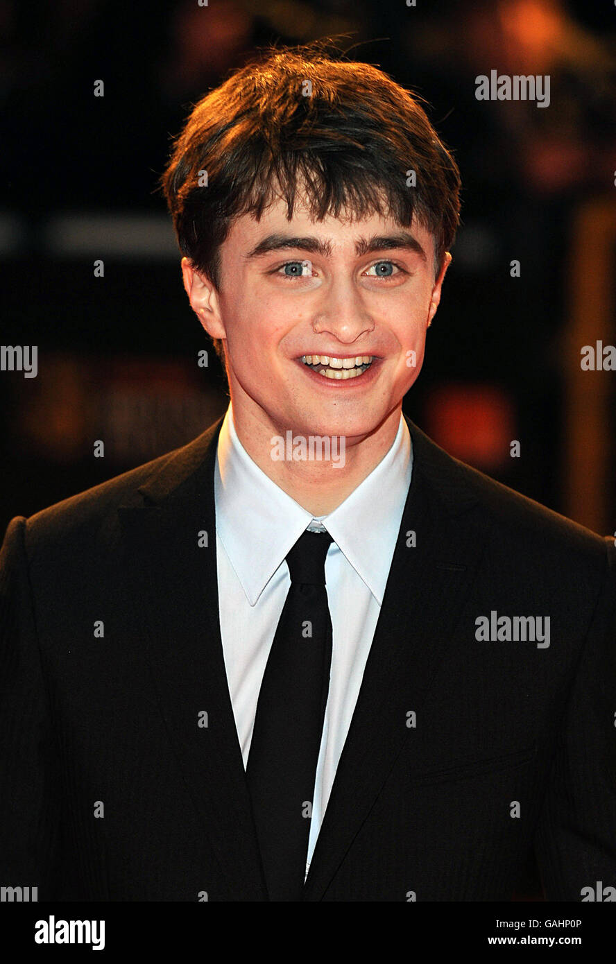 Daniel Radcliffe arrives for the 2008 Orange British Academy Film
