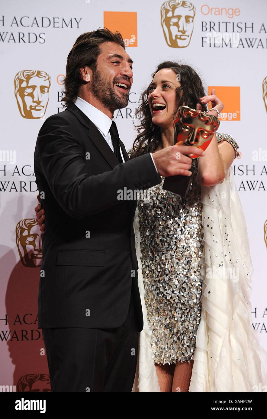 2008 BAFTA Awards - Press Room - London Stock Photo