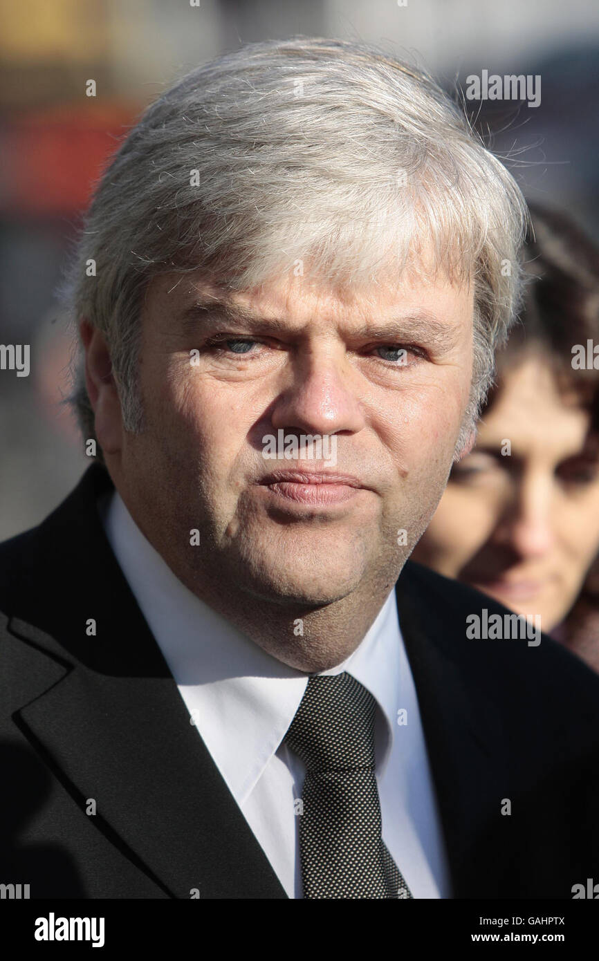 Ex policeman mark kearney arrives at kingston crown court hi-res stock